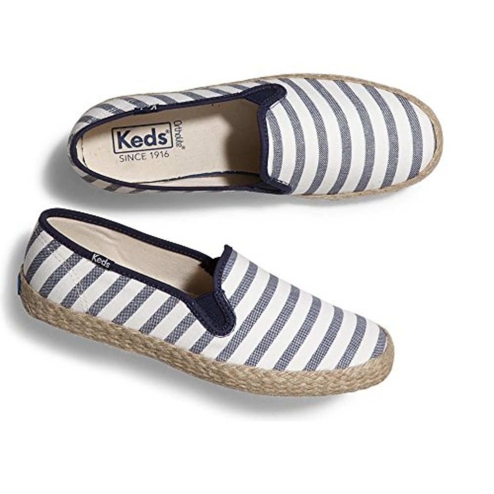 Keds Champion Slip Breton Stripe Jute Sneaker